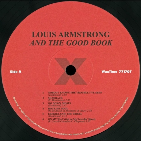 Louis Armstrong - And The Good Book (8436028698813) виниловая пластинка - фото 3