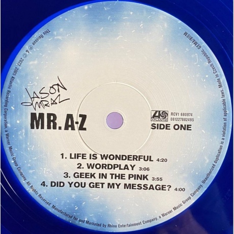 Jason Mraz - Mr A-Z (0603497841189) виниловая пластинка - фото 3