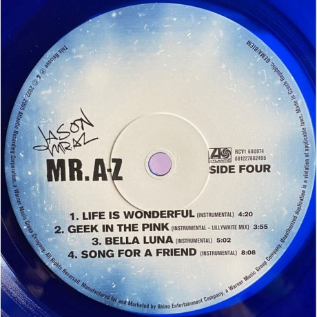 Jason Mraz - Mr A-Z (0603497841189) виниловая пластинка - фото 6
