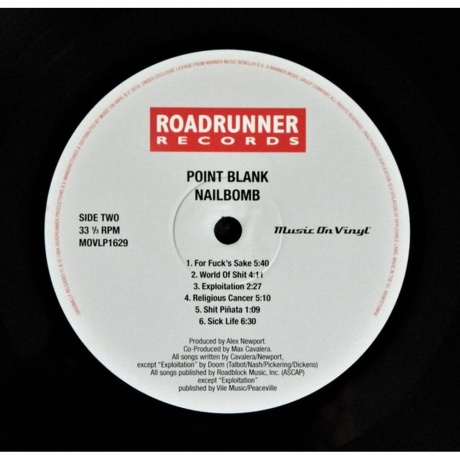 Nailbomb - Point Blank (8719262000704) виниловая пластинка - фото 5