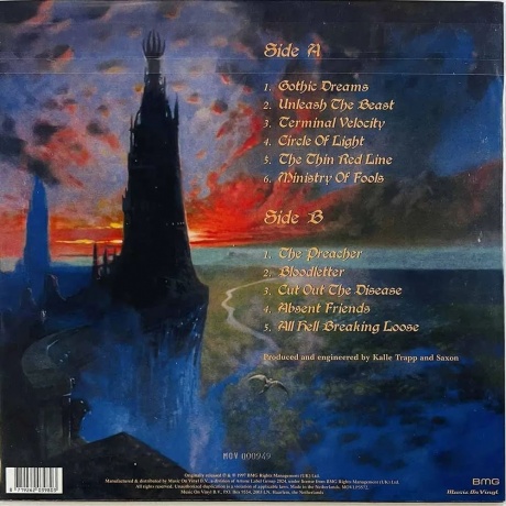 Saxon - Unleash The Beast (Red) (8719262039803) виниловая пластинка - фото 2