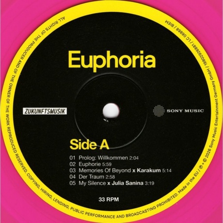 Schiller - Euphoria (Neonpink + Curacao) (0198029268812) виниловая пластинка - фото 3