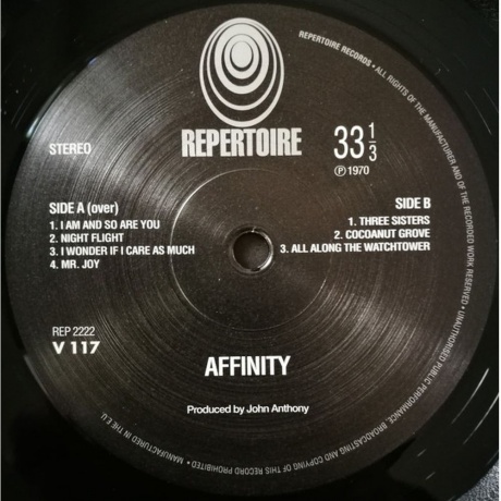 Affinity - Affinity (4009910222218) виниловая пластинка - фото 4