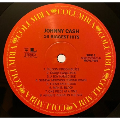 Johnny Cash - 16 Biggest Hits (8869733570196) виниловая пластинка - фото 4
