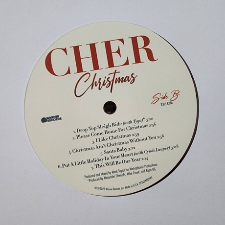 Cher - Christmas (Ruby Red) (0093624851189) виниловая пластинка - фото 6