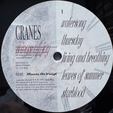 Cranes - Wings Of Joy (8719262042483) виниловая пластинка - фото 3