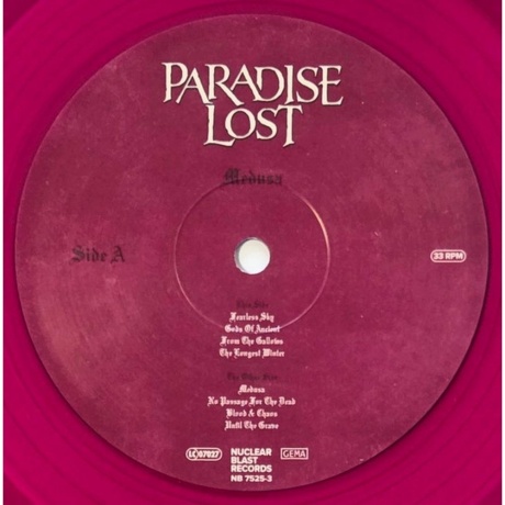 Paradise Lost - Medusa (coloured) (4065629752538) виниловая пластинка - фото 3