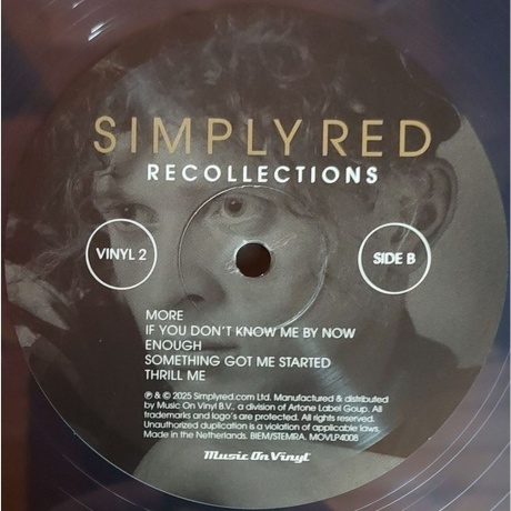 Simply Red - Recollections (Box) (coloured) (8719262042261) виниловая пластинка - фото 6