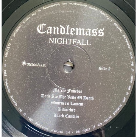 Candlemass - Nightfall (0801056899415) виниловая пластинка - фото 4