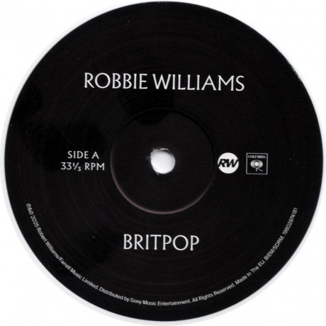 Robbie Williams - Britpop (coloured) (0198029741810) виниловая пластинка - фото 3