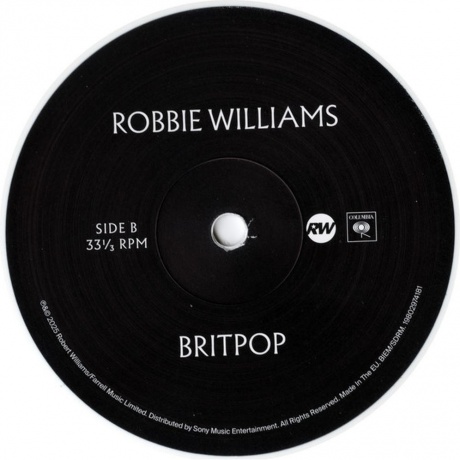 Robbie Williams - Britpop (coloured) (0198029741810) виниловая пластинка - фото 4