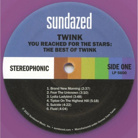 Twink - The Best Of (coloured) (0090771560018) виниловая пластинка - фото 3