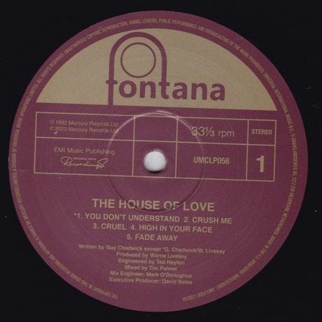 The House Of Love - Babe Rainbow (0805520240567) виниловая пластинка - фото 3