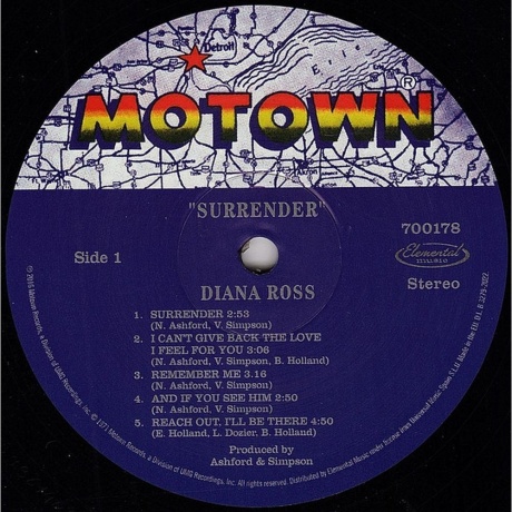 Diana Ross - Surrender (0600753961469) виниловая пластинка - фото 2