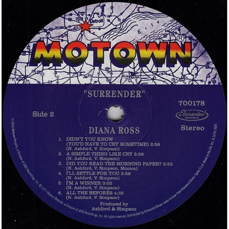 Diana Ross - Surrender (0600753961469) виниловая пластинка - фото 3