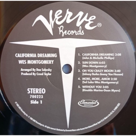 Wes Montgomery - California Dreaming (0600753982860) виниловая пластинка - фото 3