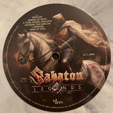 Sabaton - Legends (coloured) (0846070098666) виниловая пластинка - фото 6