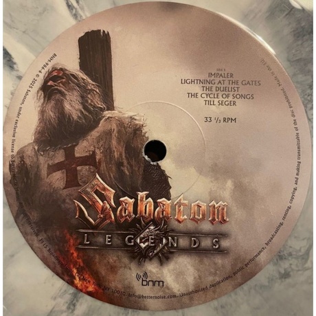 Sabaton - Legends (coloured) (0846070098666) виниловая пластинка - фото 7