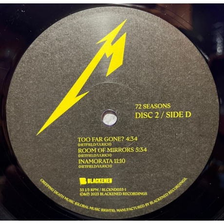 Metallica - 72 Seasons (coloured) (0810083961118) виниловая пластинка - фото 8