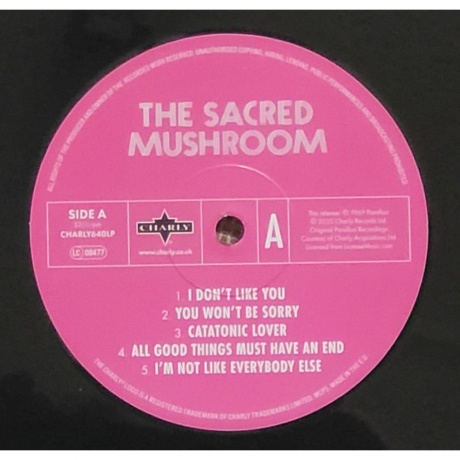 The Sacred Mushroom - The Sacred Mushroom (5060767444573) виниловая пластинка - фото 2