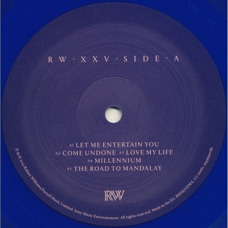 Robbie Williams - XXV (coloured) (0194399218518) виниловая пластинка - фото 3