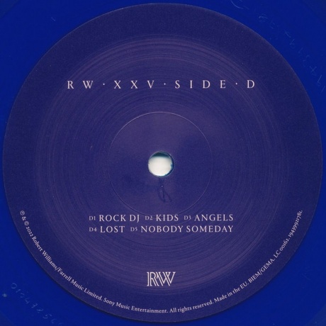 Robbie Williams - XXV (coloured) (0194399218518) виниловая пластинка - фото 6