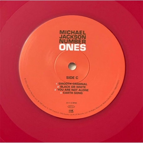 Michael Jackson - Number Ones (Red) (0199584107011) виниловая пластинка - фото 6