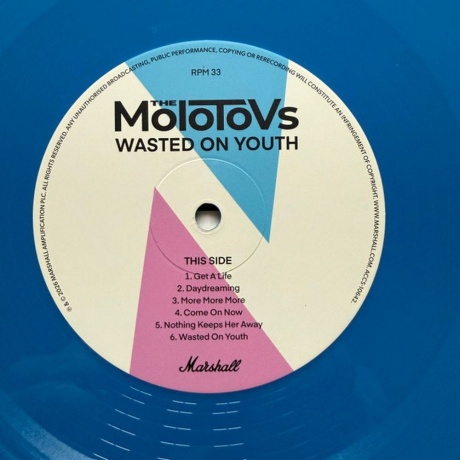 Molotovs - Wasted On Youth (Blue) (5030463653272) виниловая пластинка - фото 4