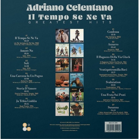 Adriano Celentano - Il Tempo Se Ne Va – Greatest Hits (4409514302956) - фото 2