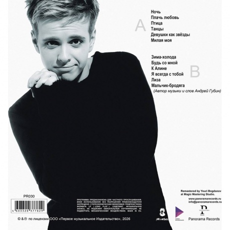 Андрей Губин - Лучшие Песни (4603320377829) - фото 2