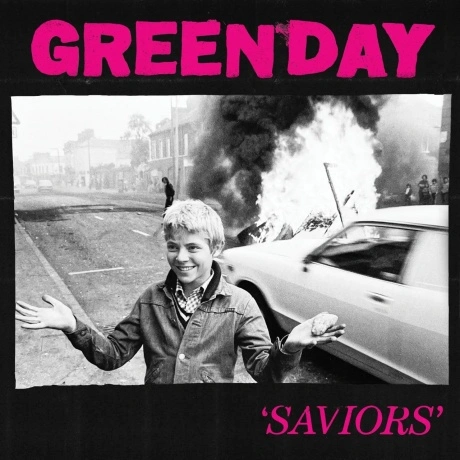 Green Day - Saviors (Pink/Black Marbled) (93624866183)