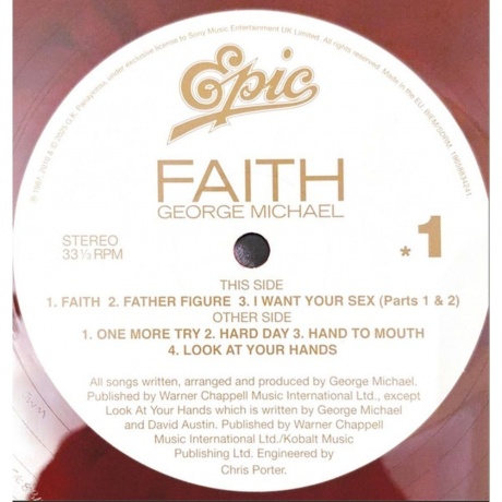 George Michael - Faith (Red Marble) (196588342516) - фото 4