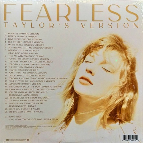 Taylor Swift - Fearless (Taylor'S Version) (Gold) (602435845104) - фото 2
