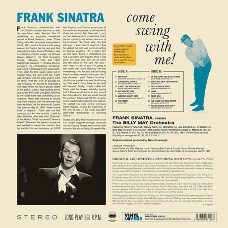 Frank Sinatra - Come Swing With Me (8436544171067) - фото 2
