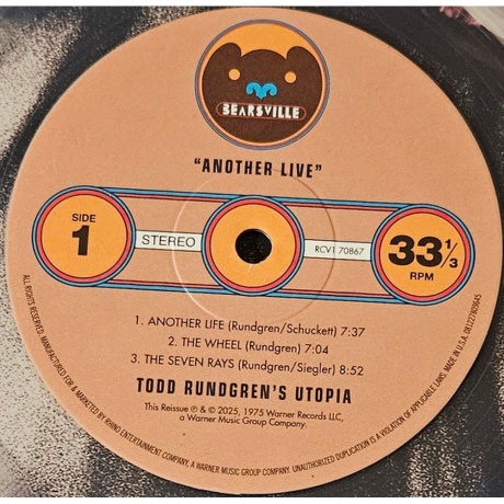 Utopia - Another Live (50Th Anniversary) (Clear) (81227809645) - фото 3