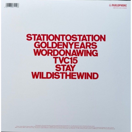 David Bowie - Station To Station (50Th Anniversary) (Picture) (5021732811196) - фото 2