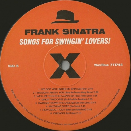 Frank Sinatra - Songs For Swingin Lovers! (8436542010238) - фото 3