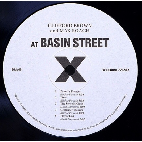 Clifford Brown - At Basin Street (8436542011068) - фото 2