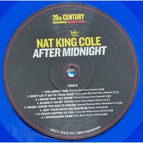 Cole Nat King - After Midnight (Blue) (8436563183270) - фото 2