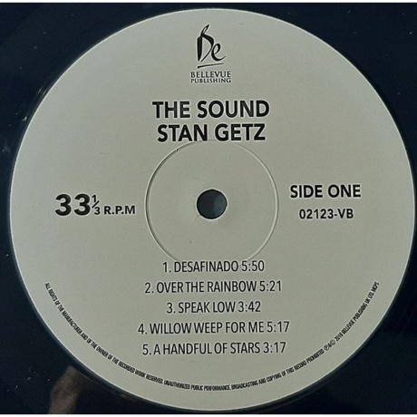 Stan Getz - The Sound (5711053021236) - фото 3