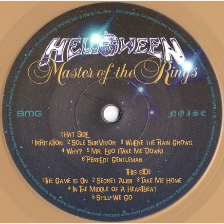 Helloween - Master Of The Rings (Gold) (4099964211597) - фото 4