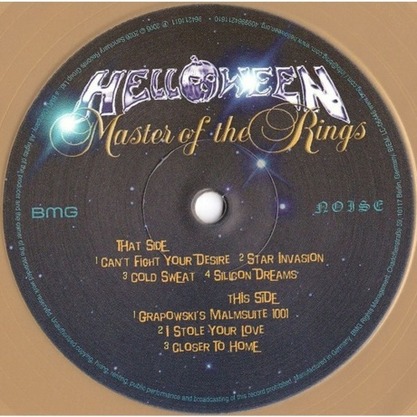 Helloween - Master Of The Rings (Gold) (4099964211597) - фото 6