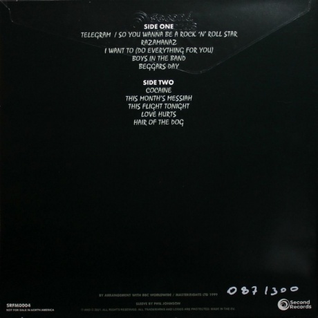 Nazareth - Telegram - Live From London, 1985 (coloured) (9003829977257) - фото 2