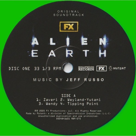 OST - Alien: Earth (Jeff Russo) (coloured) (0810155841539) - фото 5