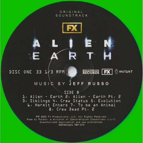 OST - Alien: Earth (Jeff Russo) (coloured) (0810155841539) - фото 6