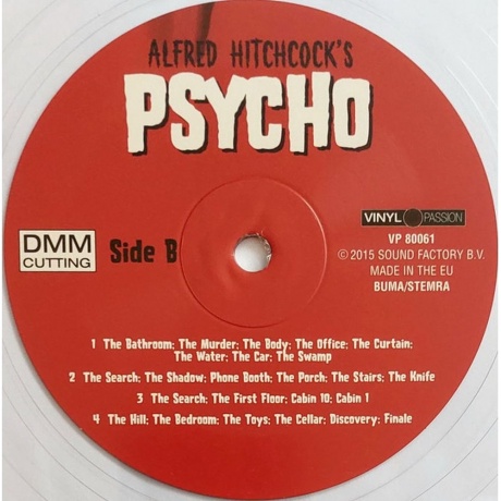 OST - Psycho (Bernard Herrmann) (coloured) (8719039007691) - фото 3