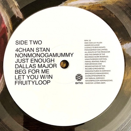 Lily Allen - West End Girl (coloured) (4099964221343) - фото 3