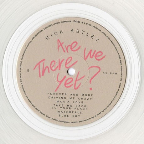 Rick Astley - Are We There Yet? (coloured) (4050538940299) - фото 4