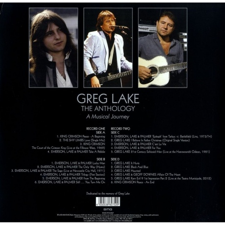 Greg Lake - The Anthology: A Musical Journey (4050538607529) - фото 2