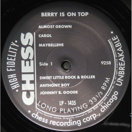 Chuck Berry - Berry Is On Top (Analogue) (0602478549038) - фото 3